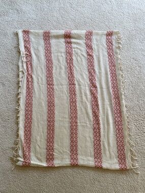 Boho Lightweight Striped Infinity Scarf 35” x 24”